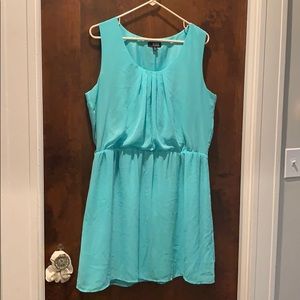 ana Turquoise mini dress